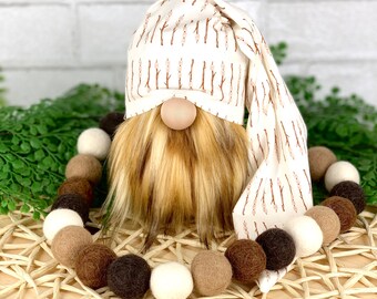 Smores Gnome | Chocolate Smores decorative tray decor | No Sew DIY Gnome Kit | Summer Tiered Tray Goodies