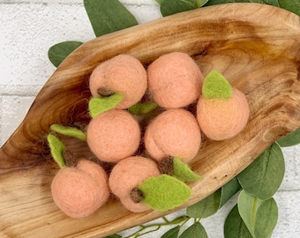 Peach Tier Tray Decor | Gnome Making Supplies | Summer Garland | Spring Mantel Decor