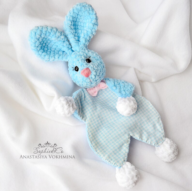 Комфортер из плюшевой пряжи крючком схема