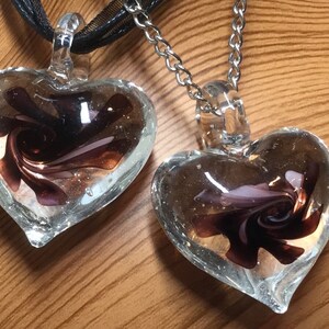 Murano Necklace, Murano Glass Pendant, Dark Purple Jewelry, Murano Glass Flower, Glass Flower Necklace, Murano Glass, Murano Glass Necklace