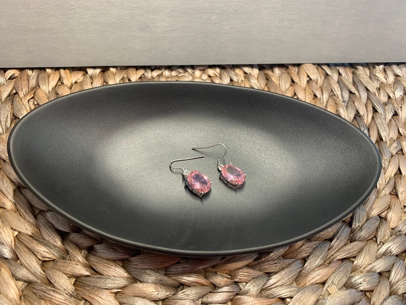 Pink Dangle Pink Topaz Earrings Topaz Jewelry Pink Topaz Jewelry Topaz Earrings Pure Pink Topaz Raspberry Earrings