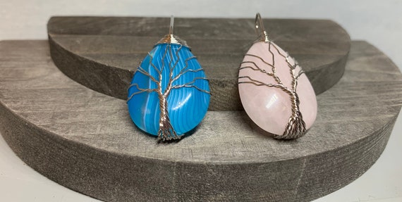 Wire Wrapped Tree of Life Necklace, Gift Tree of L
