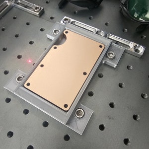 Jig de fibra de carteira RFID simples e dupla / CO2 Galvo Laser *Somente arquivo STL*