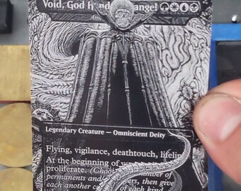 Custom Magic: the Gathering Metal Engraved Cards - Etsy