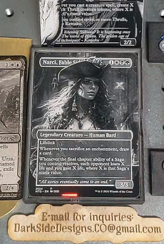 Custom Magic: the Gathering Metal Engraved Cards - Etsy