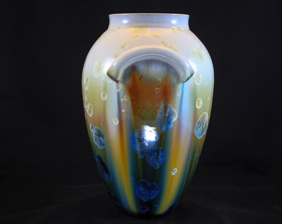 Blended Roman Urn Crystalline Vase