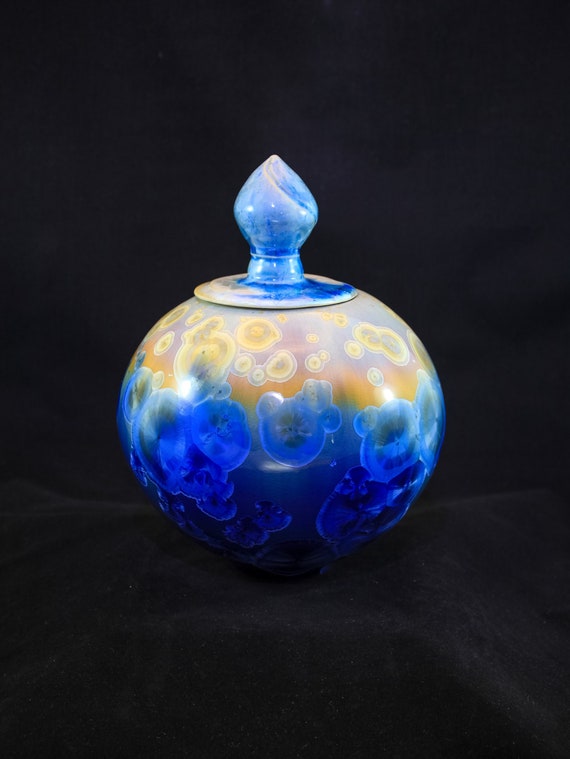 A Touch of India - Large Lidded Vase or Urn