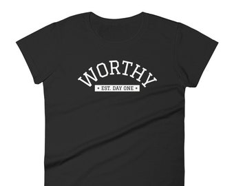 Worthy Est. Day One Women's short sleeve t-shirt | Coco Michele