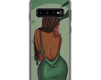 Her Garden Samsung Phone Case | African American Fashion Illustration | Coco Michele