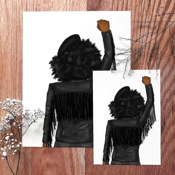 Proud to Be Me Black History Art Print - Juneteenth