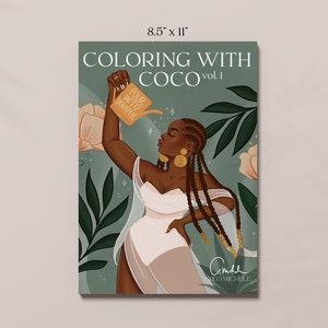 Coloring With Coco Black Girl Coloring Book Vol. 1 | Mantra