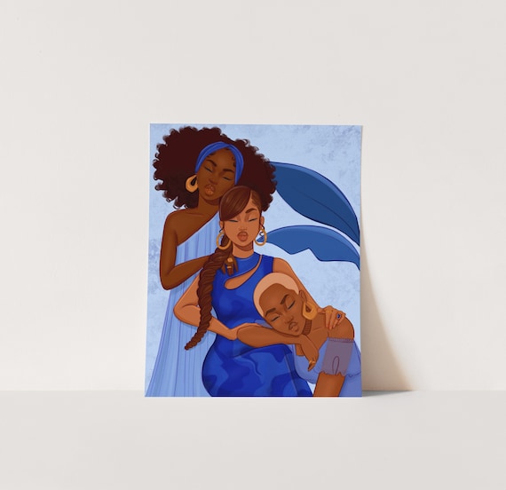 March With Us - African American Fashion Illustration Art Print | Coco Michele