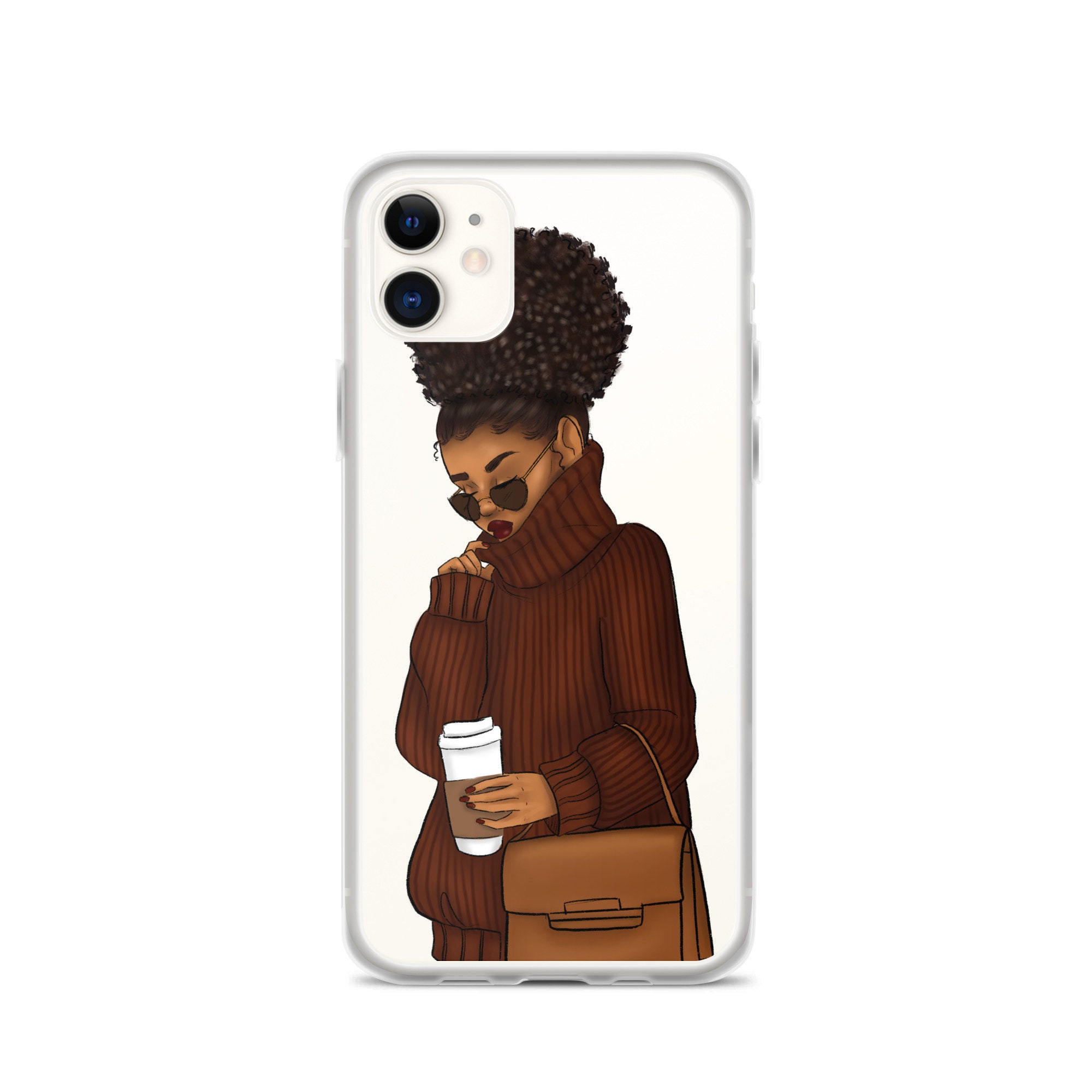 Laid Edges and Lattes iPhone Case Coco Michele