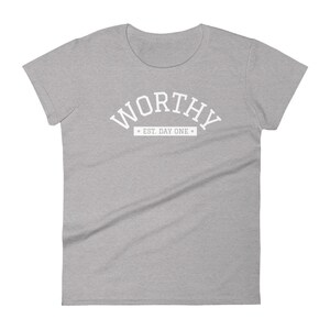 Worthy Est. Day One Women's short sleeve t-shirt Coco Michele image 3