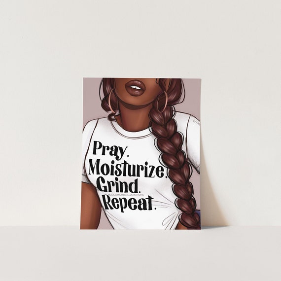 The Mantra - African American Fashion Illustration Art Print