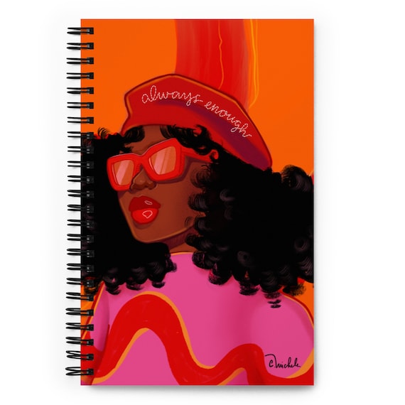 Always Enough Dotted Paper Spiral Notebook | African American Art | Coco MicheleSpiral notebook