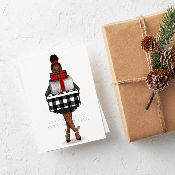One for You, One for Me Christmas Card - Single or Set | African American