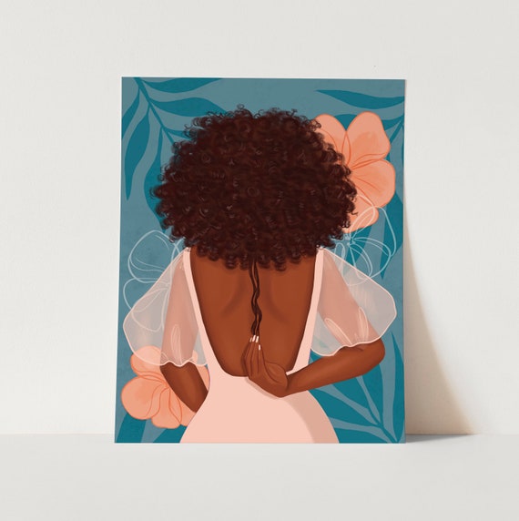 New Growth II - African American Fashion Illustration Art Print | Coco Michele