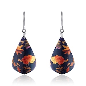 Drop Earrings, Tiger Lily Earrings, Gifts For Her