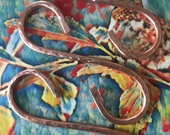 Handmade Copper S hooks