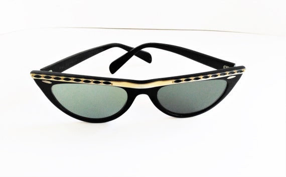 Vintage Ray Ban Cat Eye Sunglasses, Genuine 50s Vi