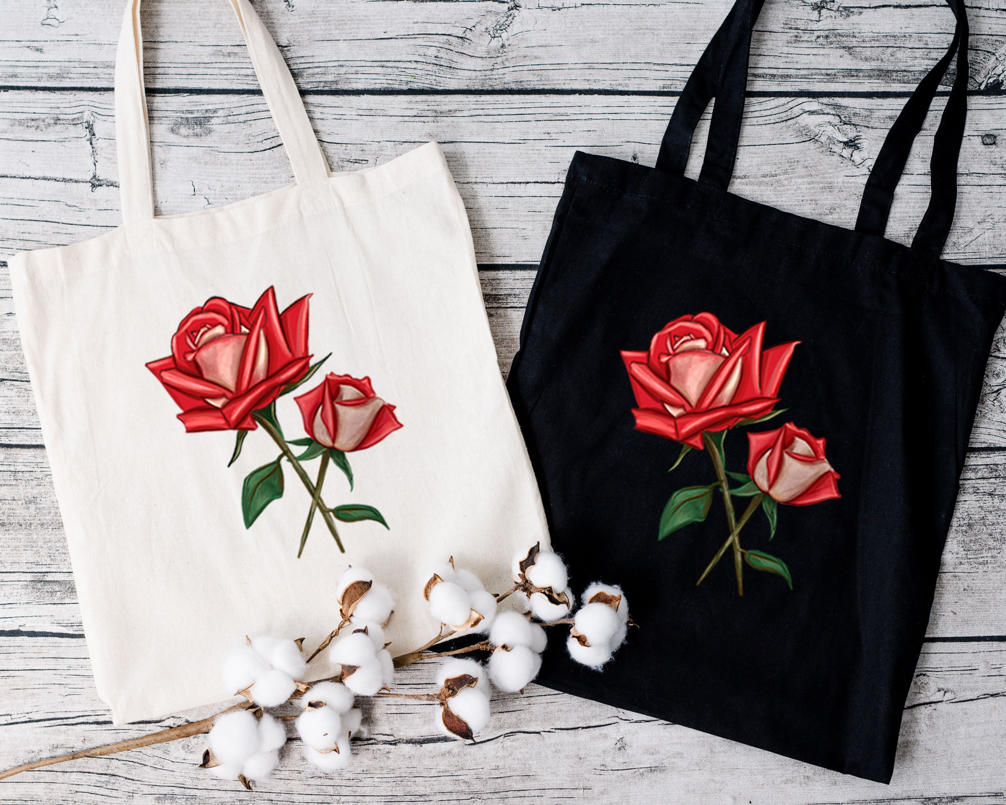 Rose Tote Bagrose Tote Gardening Tote Bag Rose Lover Tote 