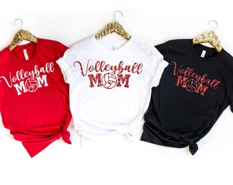 Volleyball Mom T Shirt ,Game day funny T Shirt ,Volleyball Game Season T Shirt ,Teen T Shirt ,Mother Day T Shirt