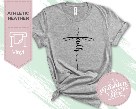 Faith Family Shirt Christian Clothing 