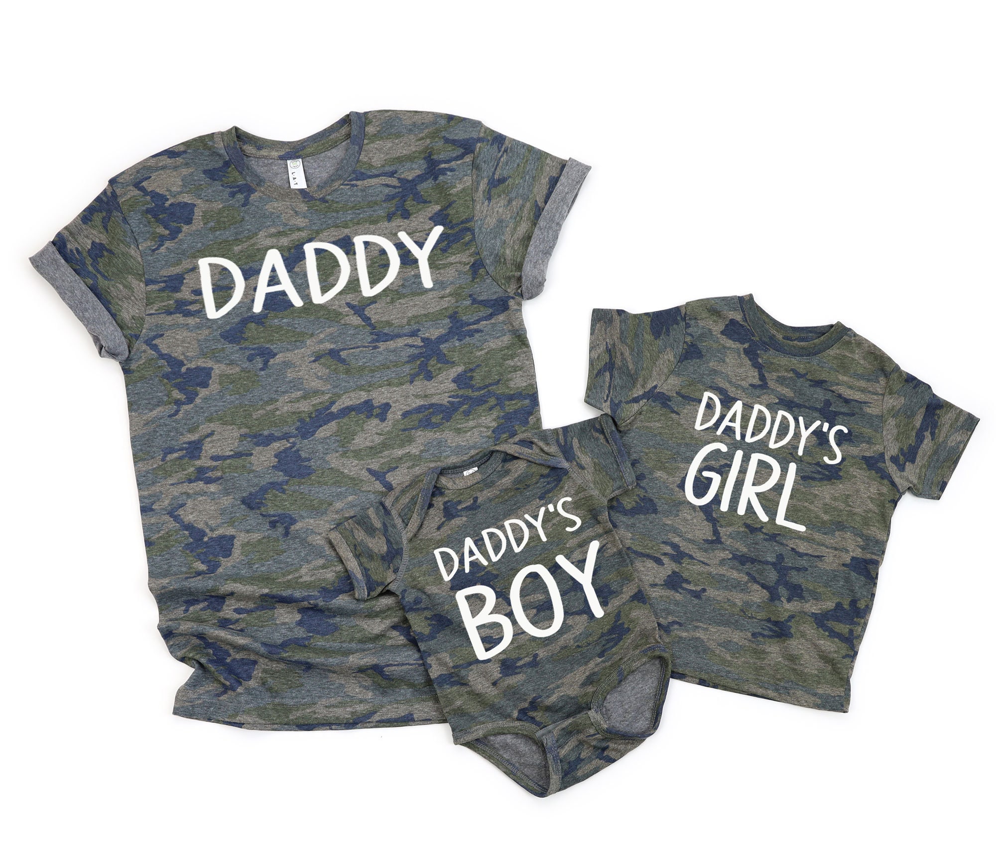 Daddy's Girl Shirt Camo Daddy and Daddy's Girl -  Portugal