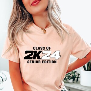 Thiswear Graduation Decorations Class of 2024 2K24 Graduation Short Sleeve Unisex T-Shirt Large Military Green, Adult Unisex