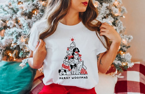 Merry Woofmas Shirt Funny Merry 