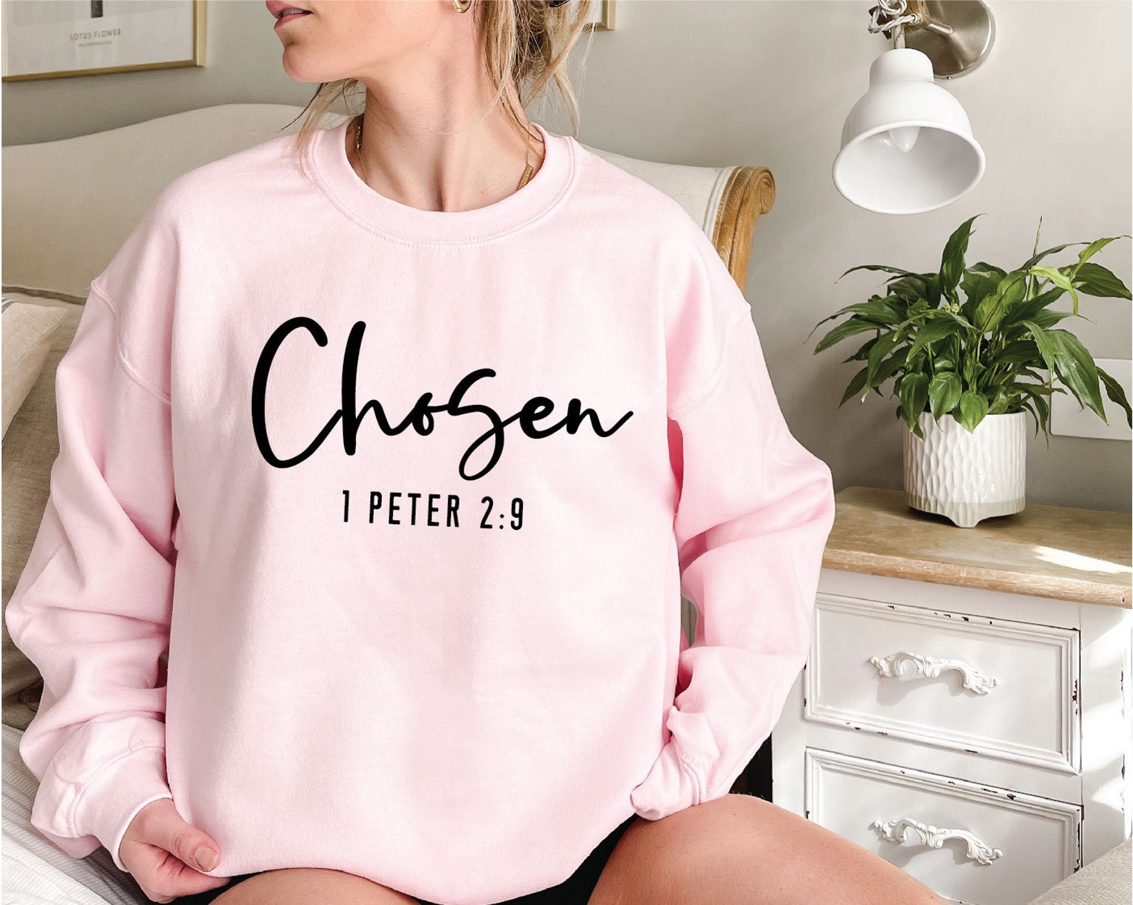Chosen 1 Peter 2:9 Sweatshirt Chosen Sweatshirt Christian | Etsy