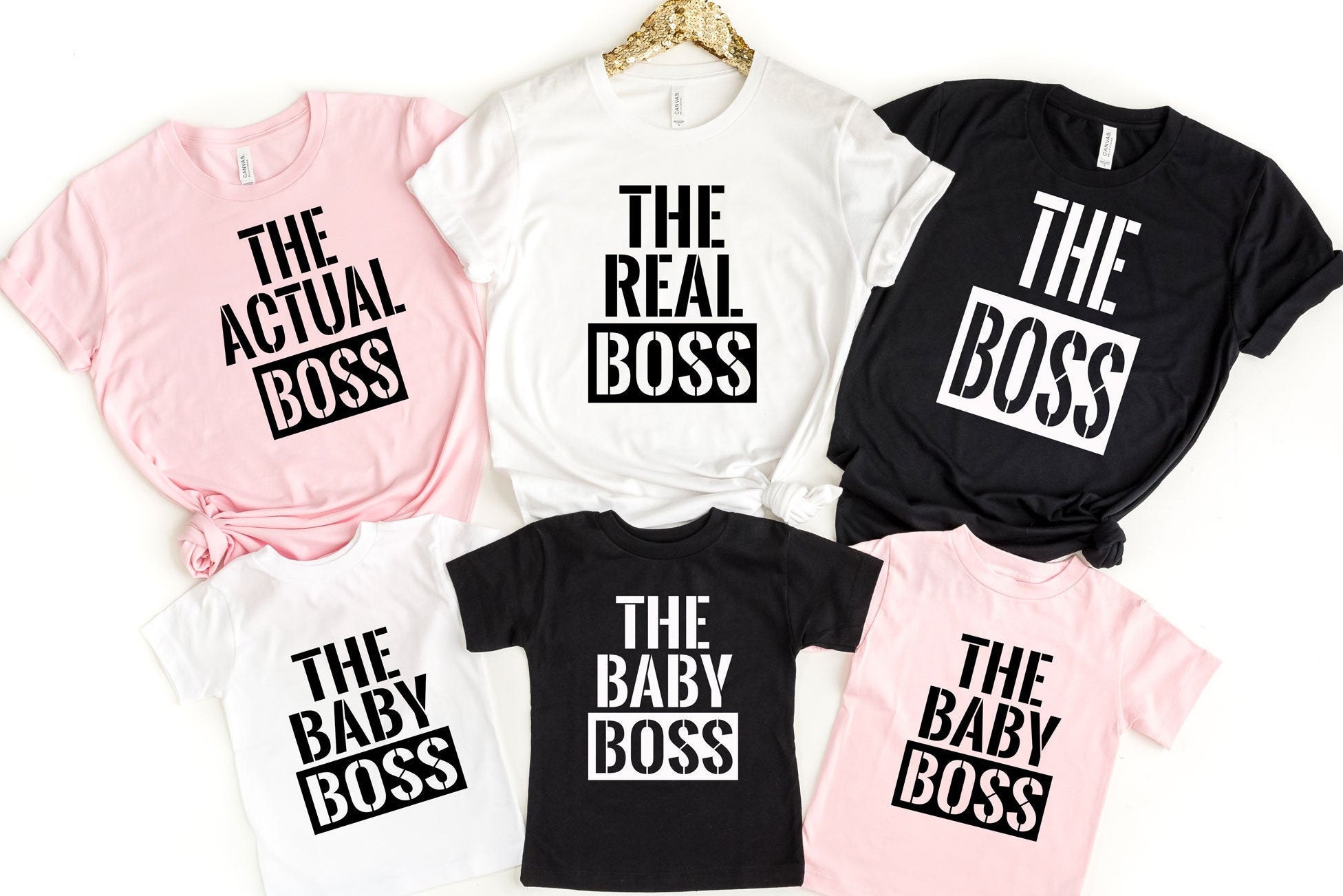 Kommerciel Hospital Elektrisk The Boss the Real Boss the Actual Boss the Baby Boss Family - Etsy