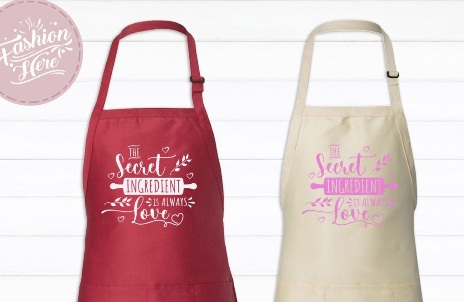 The Secret Ingredient Always Love Apron Unisex apron Cooking Etsy