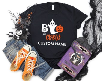 Boo Crew shirt,Custom Halloween  Shirt, Group Halloween Shirt,Funny Halloween Tee, Halloween Party Shirt,The boo crew Shirts,Ghost Shirt