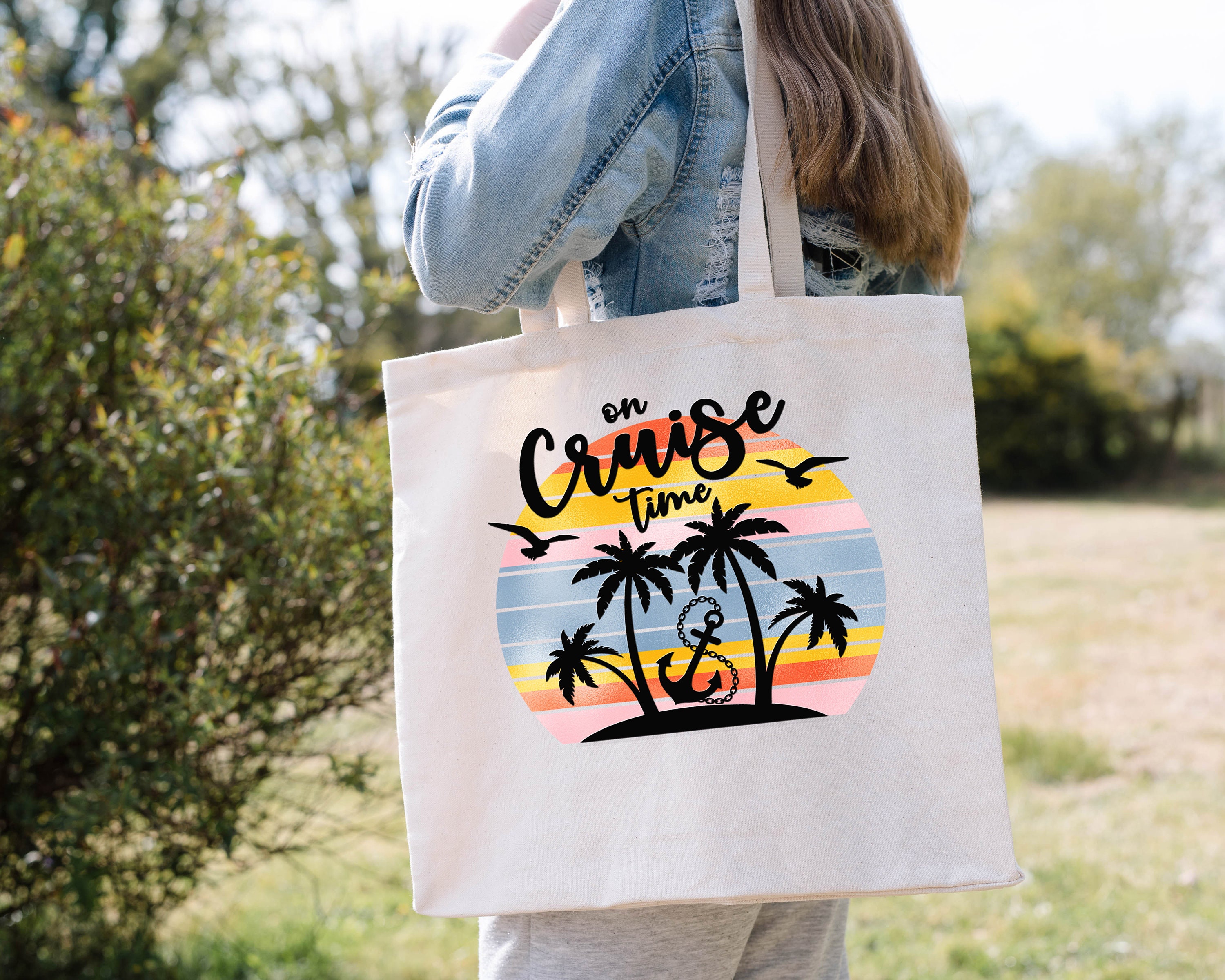 Palm Tree Cruise Tote Bag