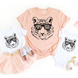 Tiger Shirts, Mama Tiger Shirt, PapaTiger Shirt, Mama Tiger, Baby Tiger,  Sister Brother Tiger Shirts, Family Tiger Shirt, Tiger Face shirt