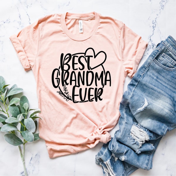 Bge Best Grandma Ever Shirt Etsy