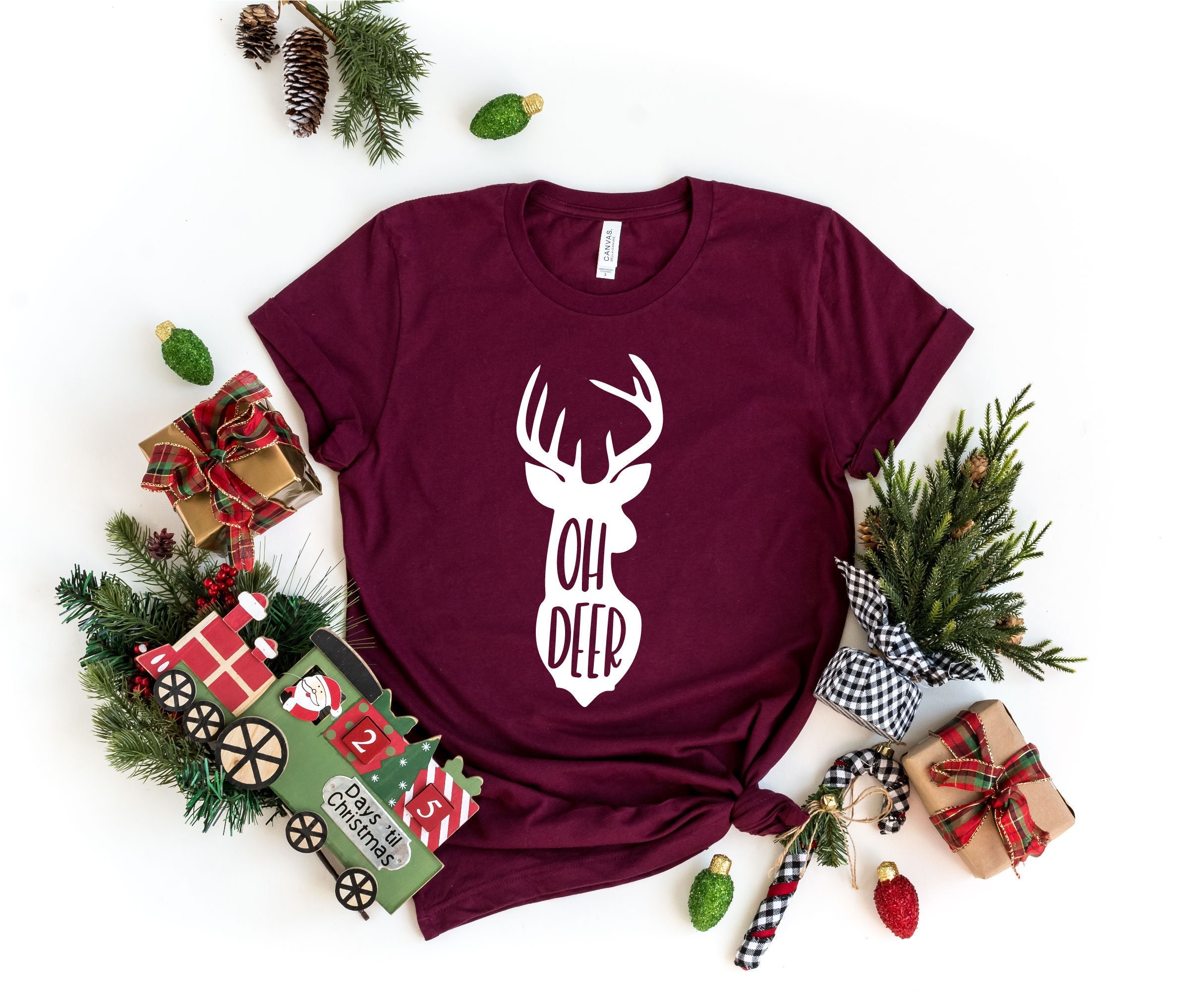 Oh Deer Shirt Christmas Deer Shirt Christmas Couple Shirt - Etsy Oh Deer Shirt Christmas Deer Shirt Christmas Couple Shirt - Etsy