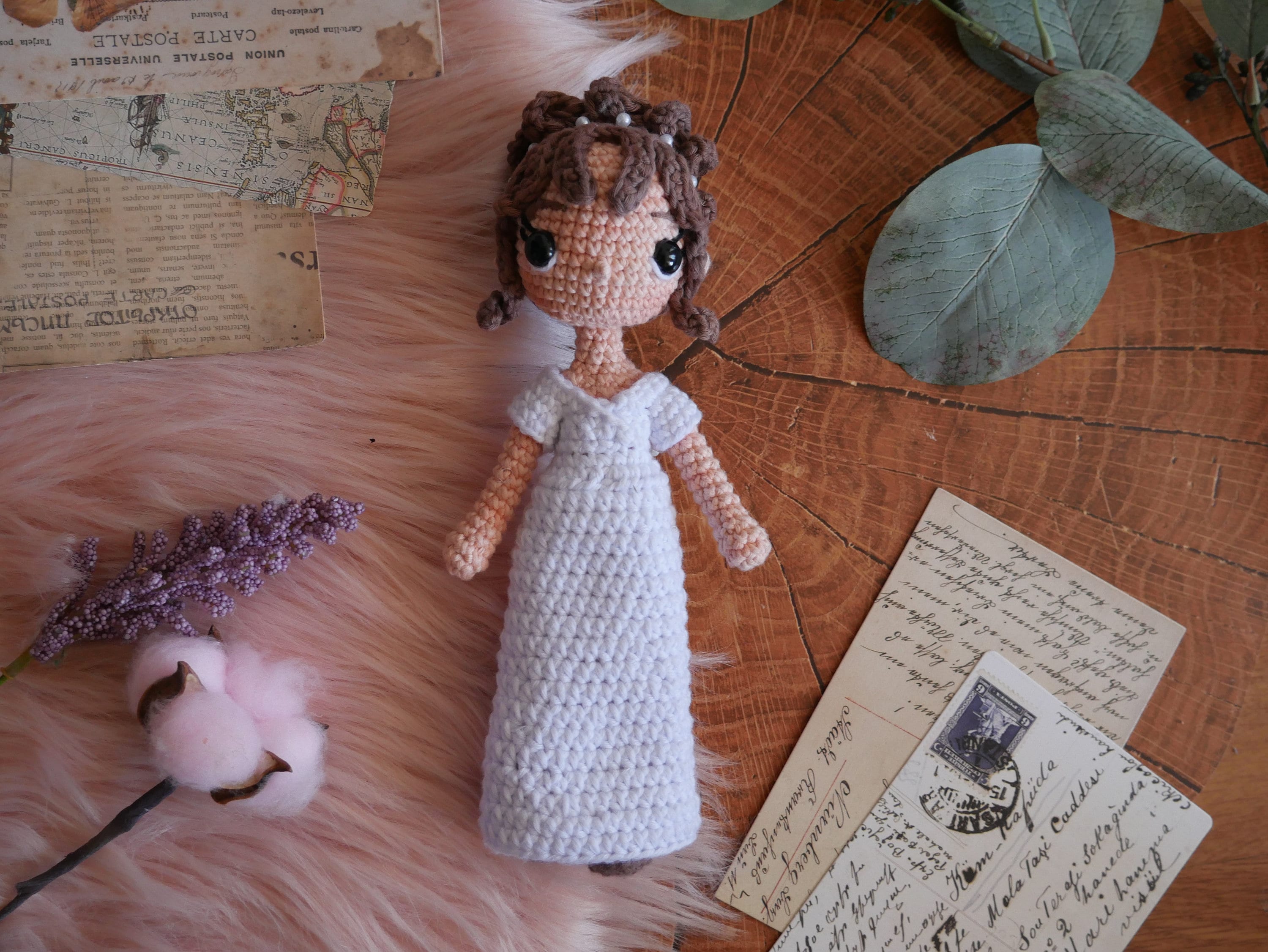 Elizabeth and Mr. Darcy Amigurumi PATTERN (ENGLISH) Pride and Prejudice -  Etsy, image size:3000x2253