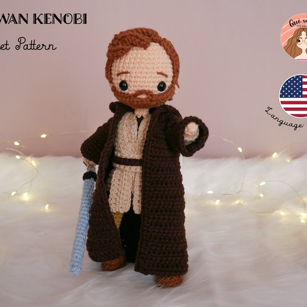 Obi-Wan Kenobi Crochet PATTERN (PDF FILE)