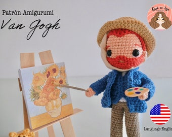 ゴッホのあみぐるみパターン (PDF) - Etsy 日本