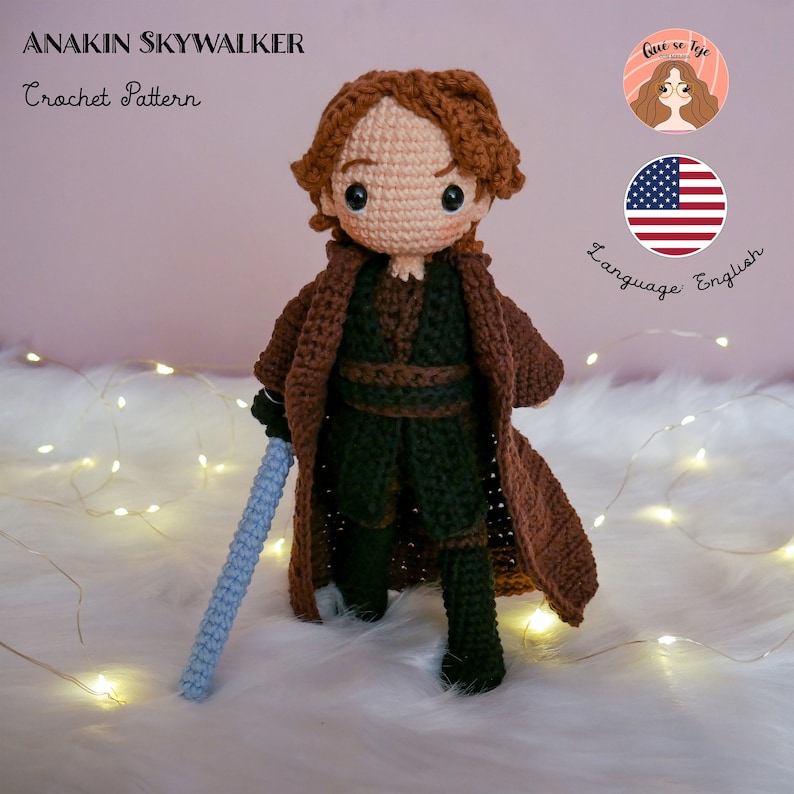 Anakin Skywalker - Crochet PATTERN (PDF FILE) - Etsy