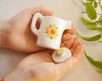 Small doll's kitchen jug, ceramic jug, toy