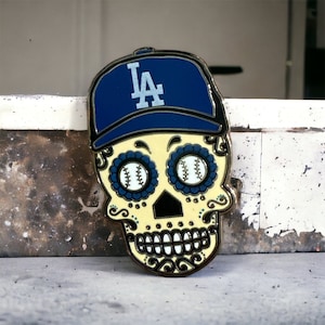 LA Sugar Skull Candy Pin