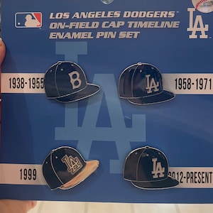 Los Angeles Dodgers 4 pin set cap