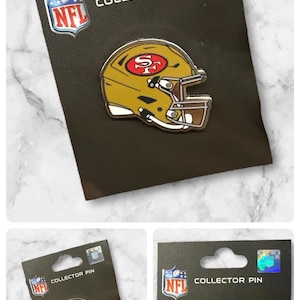NFL Helmet Fan Pin- Raiders, 49ers, Cowboys
