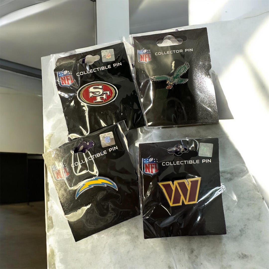 49ers - Philadelphia Eagles - LA Chargers - Washington Commanders Pin ...