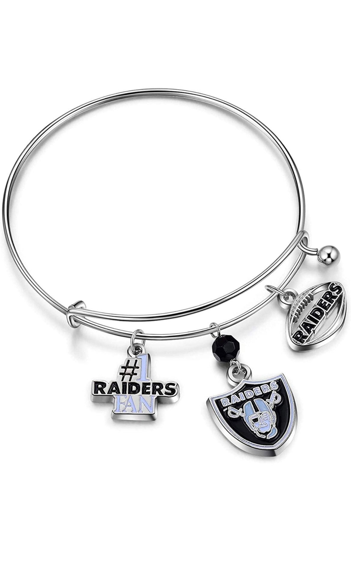 NFL Raider- Cowboys- Packers Charm Bracelet