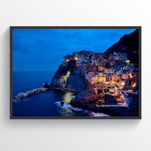 Evening Italy Poster, Sea Coast in Italy Print, Cinque Terre, Italy Photo, Cinque Terre Poster, Cinque Terre Print